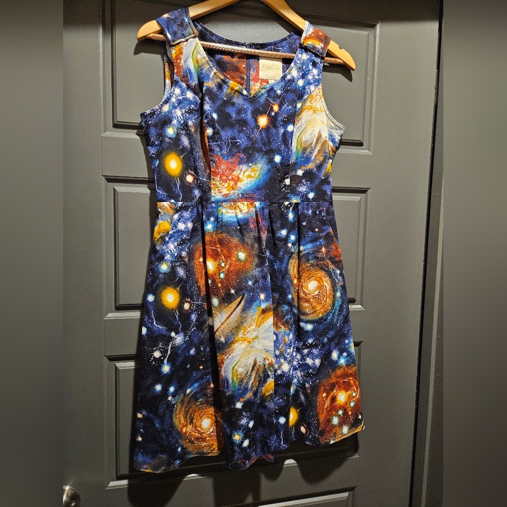 Galaxy Dress With Pockets